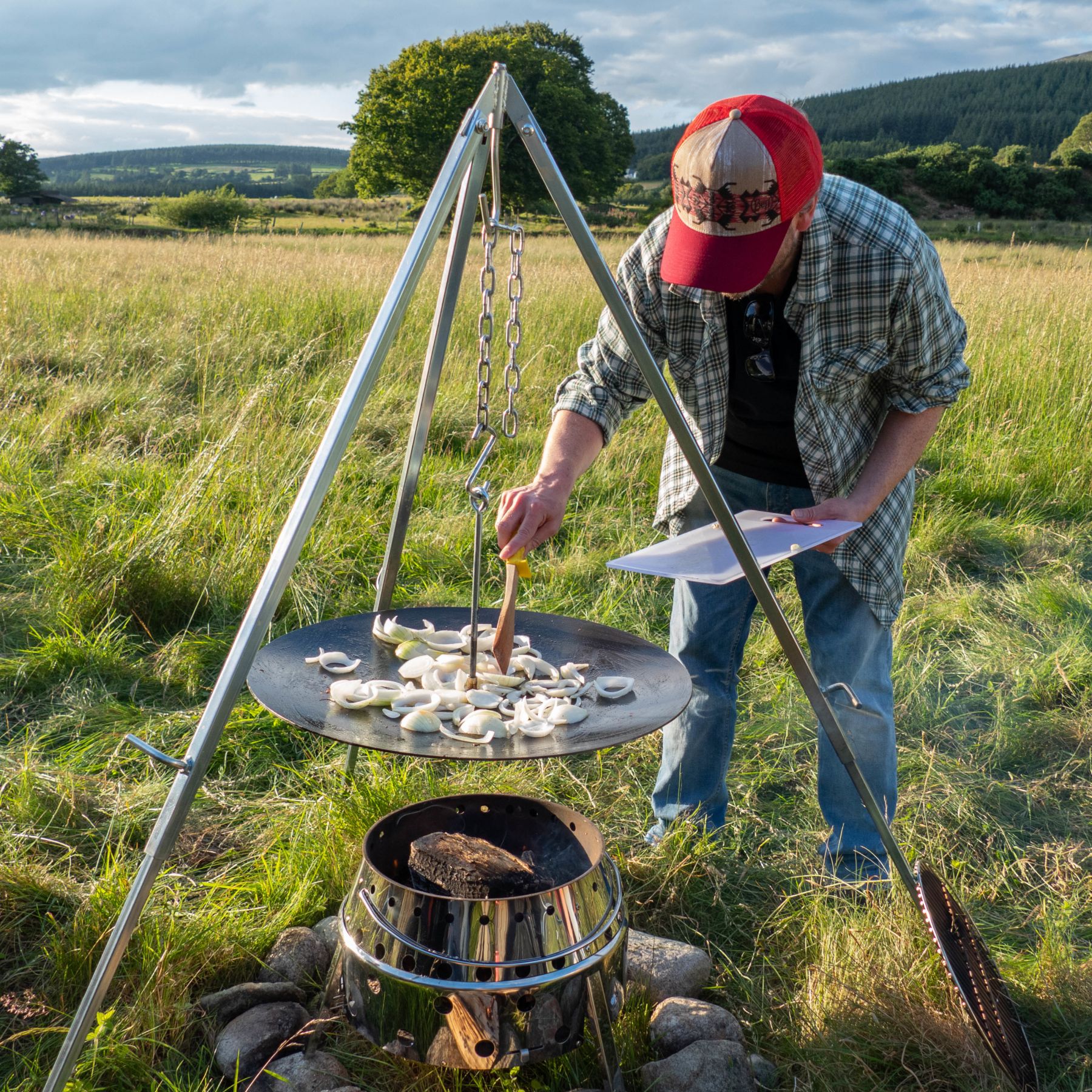 Petromax Hanging grill tray for tripod roikkuva grillialusta